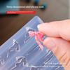 Ribbon Bow Nail Art Mold Silicone Cartoon Bowknot Pattern Nail Art Decorations Nail Polish Filling Mold Relief Design Manicure