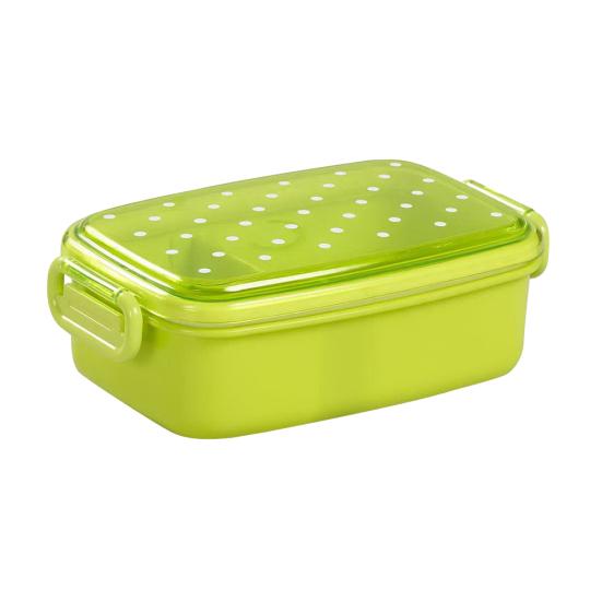 480ml Single Layer Portable Dot Picnic Lunch Box Food Storage Container Case