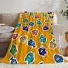 Game A-AMonG Us Throw Kid-Friendly Flannel Throw Blanket Soft Warm Anti-Static Washable All Season