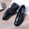 Herren Leder Abendschuhe Formal Braun Elegante Herrenschuhe für Männer Casual Business Social Herbst Büro Party Hochzeit Halbschuhe