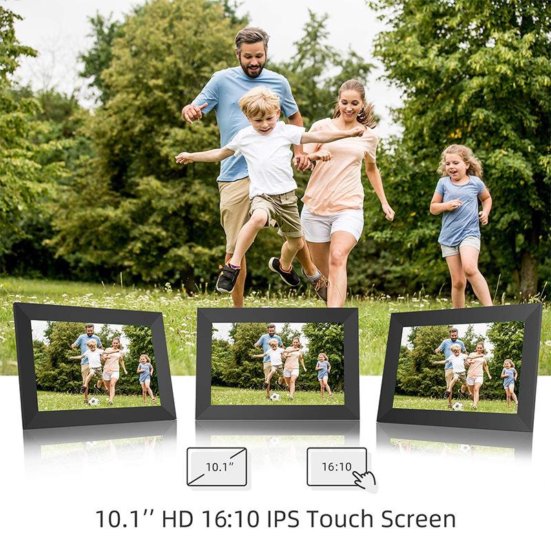 10.1-inch WiFi Digital Photo Frame, 1280*800 IPS High-definition Cloud Smart Digital Photo Frame, 64GB Storage Wall-mounted