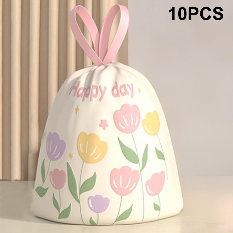 

Печатный Утолщенный Портативный Мусорный Пакет Мультяшный Для Дома Кухни Ванной Комнаты Одноразовый Мусорный Пакет на Завязках