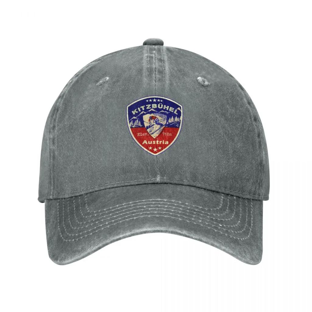 Kitzbhel Austria Skiing Ski Mountains Skier Baseball Cap Funny hats Brand Unisex cap Golf Hat Unisex Hat Unisex Unisex Caps Womens