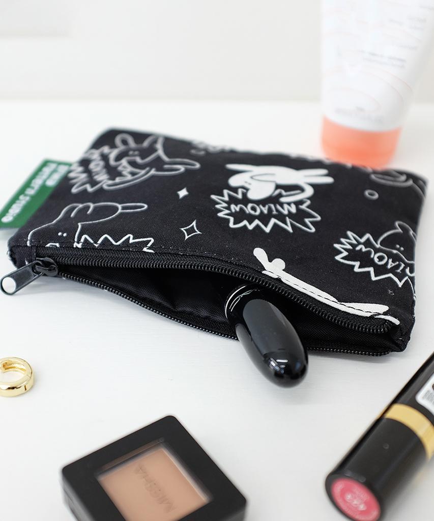 Balloon Friends [Bfma P.Studio] Miyao Cat Pattern Zipper Pouch S