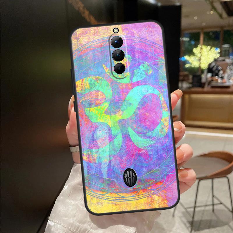 Aum Om Yoga Symbol Fitness Gym Case For ZTE Nubia Red Magic 11 10 8 8S 9 9S 10S Pro Plus 6 7 6S 7S For RedMagic 10 Air Cover