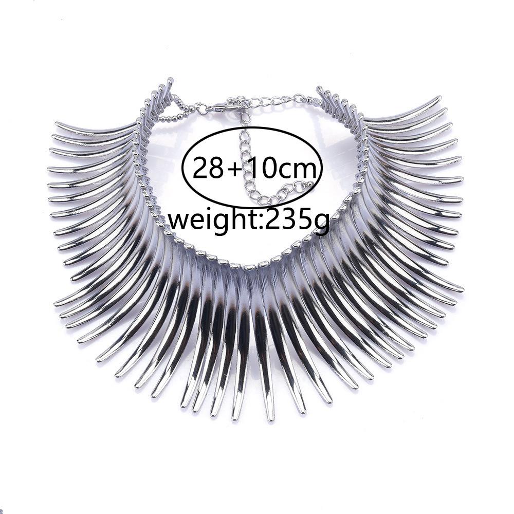 Fashion Personality Tribal Famous Exaggerated Necklace Short Necklace