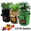 Durable And Reusable 5/7/10 Gallon Vegetable Grow Bags With Convenient Carry Handles