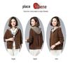 2024 Autumn Women's Plus Size Hooded Corduroy Jacket - Korean Style