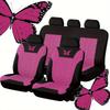 Universal Butterfly Print Car Seat Cover