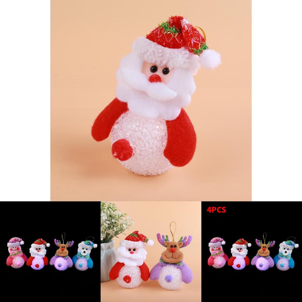 Luz de Noite de Rena e Boneco de Neve Eva de Natal Para Decoração de Mesa Festiva e Presente de Feriado