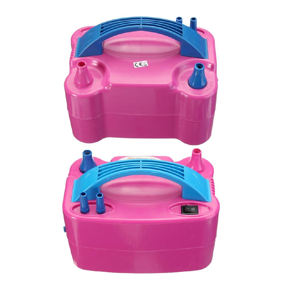 NEW Portable Air Blower Double Hole AC Inflatable Electric Balloon Inflator Pump Air Balloon Pump EU