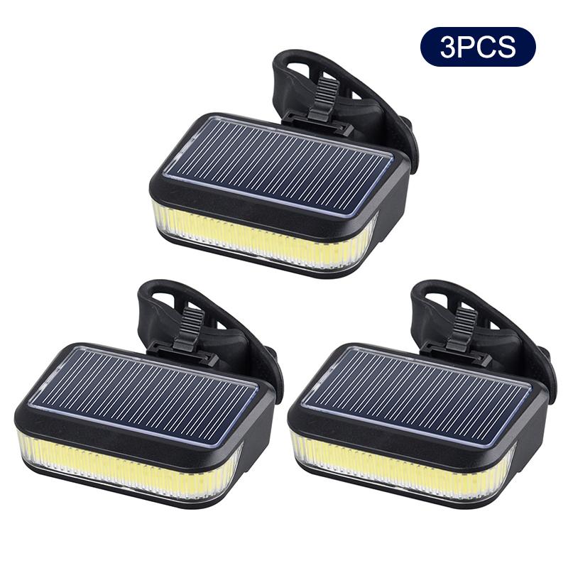 Bicycle Taillights High Brightness Cob Waterproof Mountain Road Bike Solar Outdoor Safety Warning Lights Riding Equipment