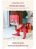 Women's Mid-Calf 3D Cartoon Christmas Socks Gift Box - Red Cotton Benming Year Collection for Autumn & Winter