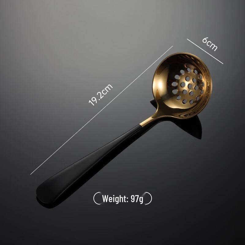 

Qianxing 304 Stainless Steel Slotted & Soup Spoon Set