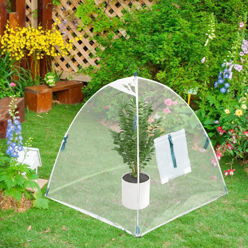 Plant Cover Breathable Plant Protectors From Animals Light-Transmitting Weatherproof Protective Tent Gardening Accessories For