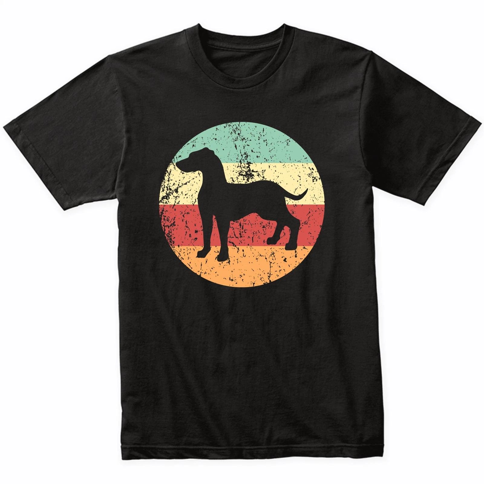 Retro Vizsla Dog Breed Icon T-Shirt - Retro Colors 2XL