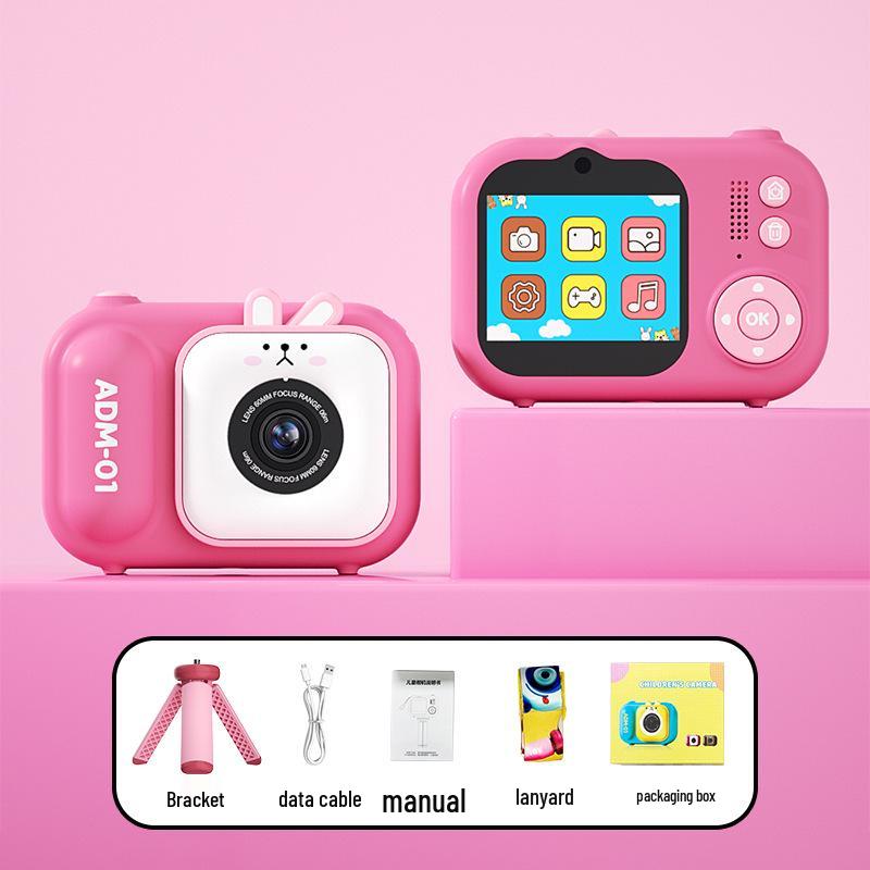 Dual Lens Children s Mini DSLR Camera with Stand