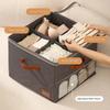 Foldable Shoe Organizer Box With Transparent Compartments Dustproof Moisture Resistant Portable Zippered Storage For Home