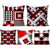 1pc Abstract Geometric Printing Pattern Pillow Case Square Pillow Bedroom Sofa Leisure ComfortCarLivingRoomHome Decoration 40X40