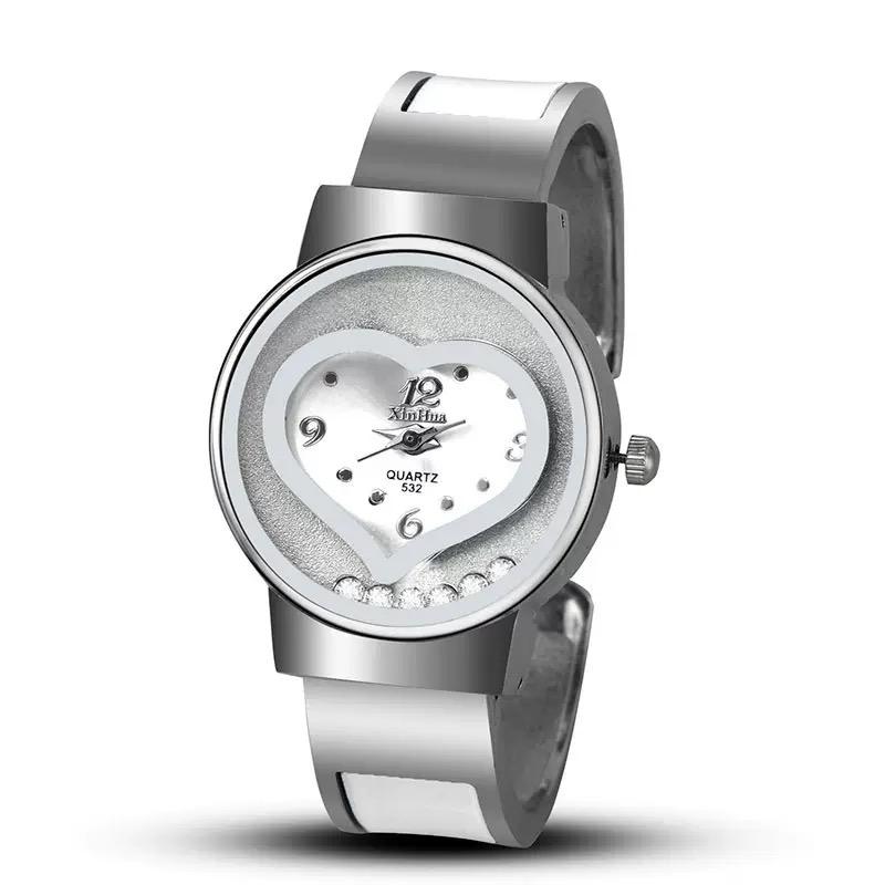 Xinhua Bracelet Ladies Watch Luxury Brand Stainless Steel Dial Quartz Watch Women Fashion Watch