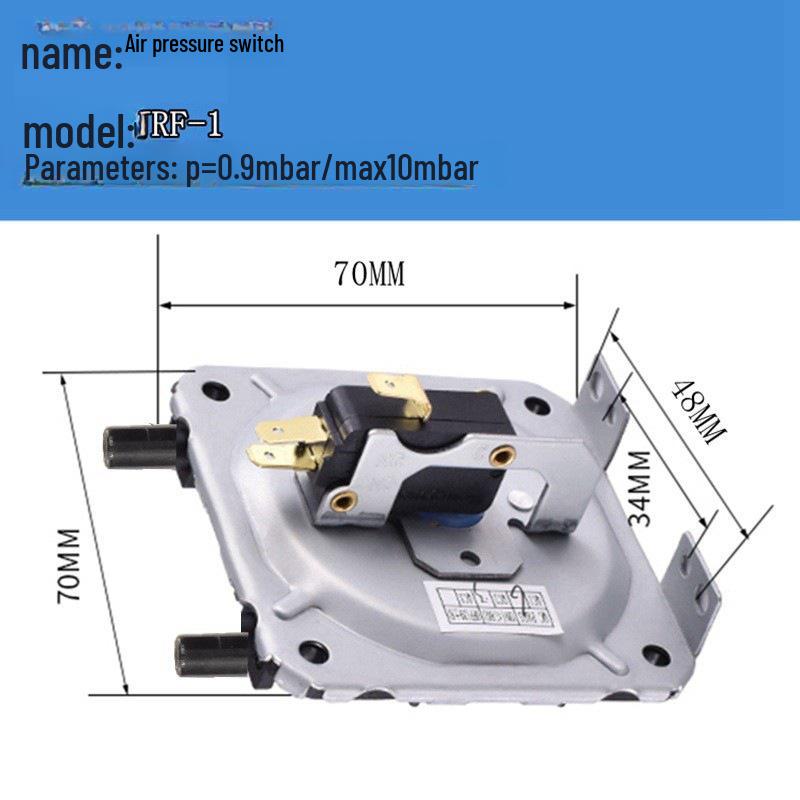 

Authentic JRF-1 Wind Pressure Switch for Water Heater Boilers - New, Universal, Original