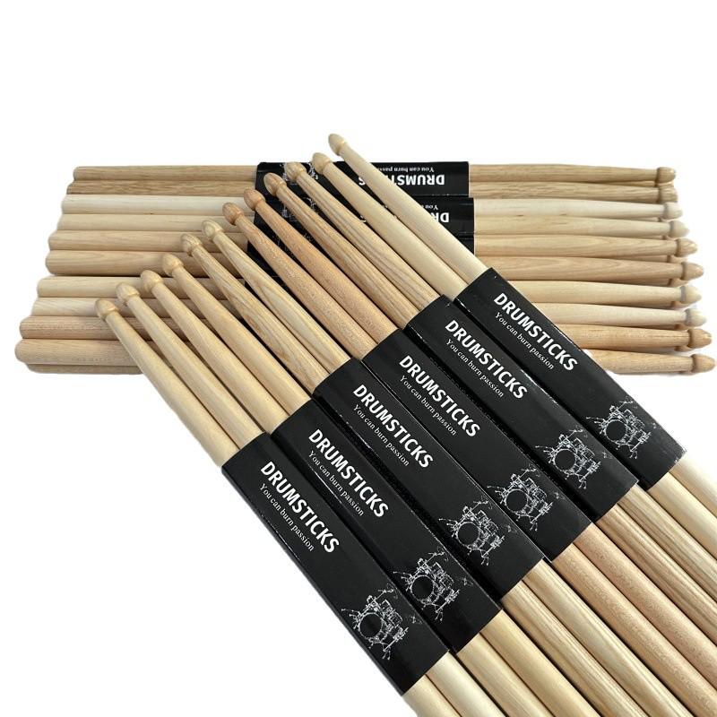 Trommelstöcke aus Ahorn: 5A Hickory, Eiche, Massivholz 7A Übungssticks.