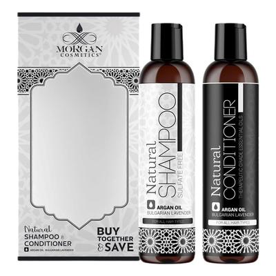 Morgan Cosmetics Natürliches Arganöl Shampoo + Spülung, 1 Stück