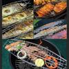 Roasting Fish Grilling Basket Camping Equipment Vegetable Heat-proof Folding DIY Bbq Outdoor Grill Grate Portable Barbecue Tools