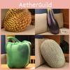 Cartoon Fruit Plush Cushion Pillow For Sofa Office Nap Soft Floral Design Gift For Kids