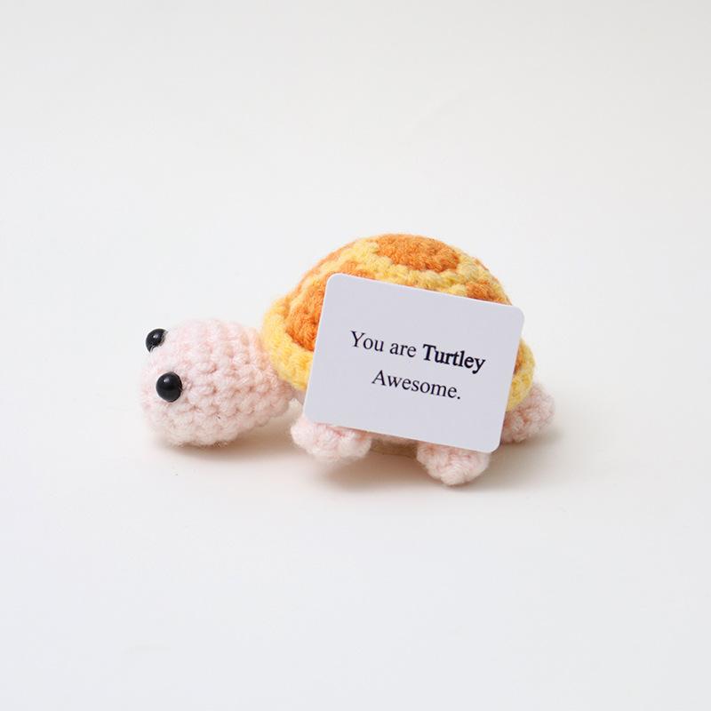 Crochet Ornament Finished Positive Crochet Animals Sloth Chicken Desk Accessories Home Office Decoration Home Decor