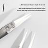 High Temperature Resistant Anti Slip Grip Ceramic Head Reverse Tweezers Industrial Stainless Steel Multipurpose Design