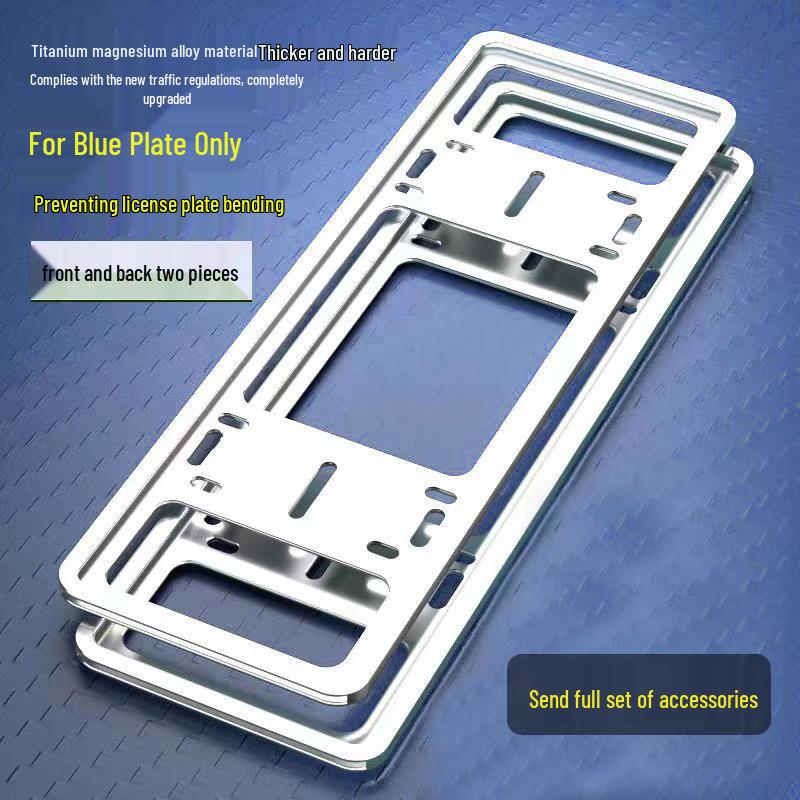 Rám registrační značky se vzorem z hliníkové slitiny s uhlíkovými vlákny pro vozidla s novým zdrojem energie