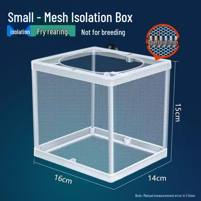 Bettafisch Isolations- und Zuchtbox: Schwimmendes Schutz-Aquarium für kleine Fische und Guppy-Jungfische