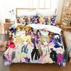 3D Anime Love Live! Schulidol-Festival Bettwäsche-Set Bettbezug Laken Bedruckter Kissenbezug Voll Queen King Size Steppdecke Schlafzimmer