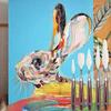 5pcs Oil Painting Spatula Set Palette Knife Kit Stainless Steel Color Mixing Scraper Art Tools