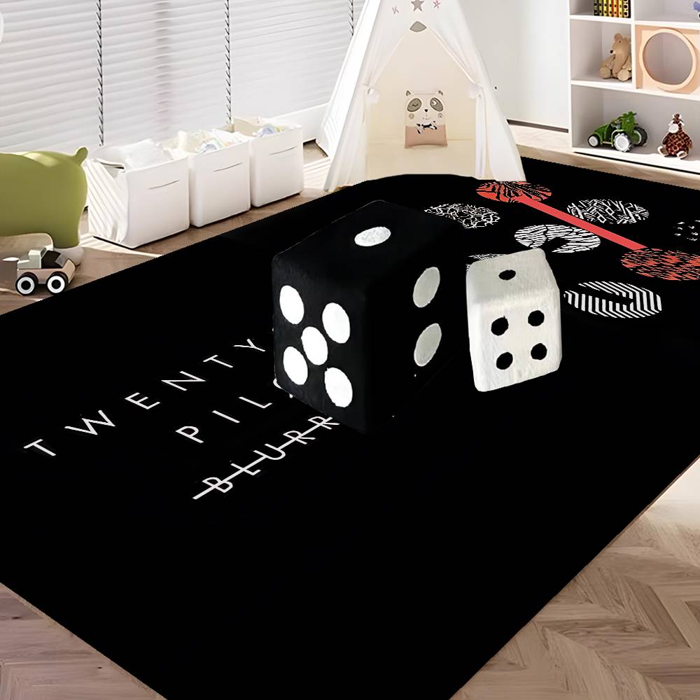Popular T-Twenty One Pilot Band Kitchen Mat Cheaper Anti-slip Modern Living Room Balcony Printed Modern Home Decor