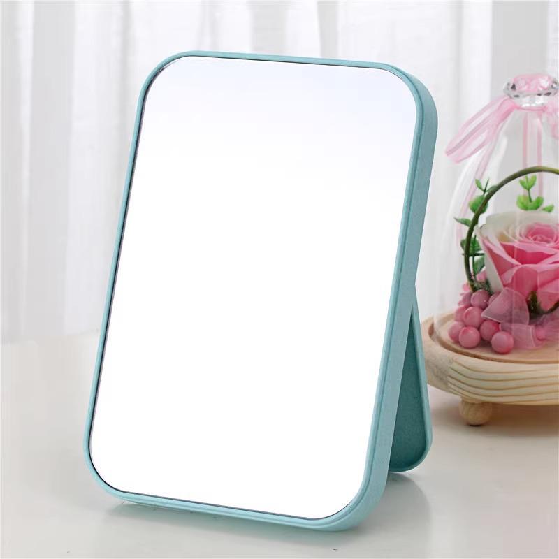 Portable HD Single-Sided Folding Makeup Mirror - Compact Desktop and Pocket Beauty Mirror