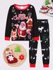 New Winter Christmas Pumpkin Santa Claus 3D Print Long Sleeve Pants Set Printed Children Clothes Boy Girls Kids Autumn Hoodie Set Pullover Suit