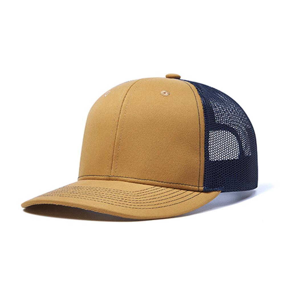 Customized Printed Logo Slightly Curved Brim Duck Tongue Hat Women's Outdoor Sunshade Net Caps Men's Hiking Baseball Hats