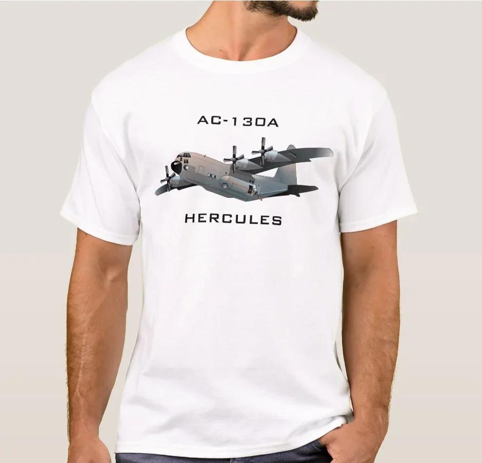 US Air Force AC130A Spectre Gunship Groundattack Aircraft TShirt 100 Cotton ONeck Short Sleeve Summer Casual Mens Tshirt