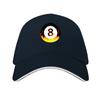 Fiery 8 Ball Baseball Cap New In Hat Birthday Icon Sun Cap Boy Womens