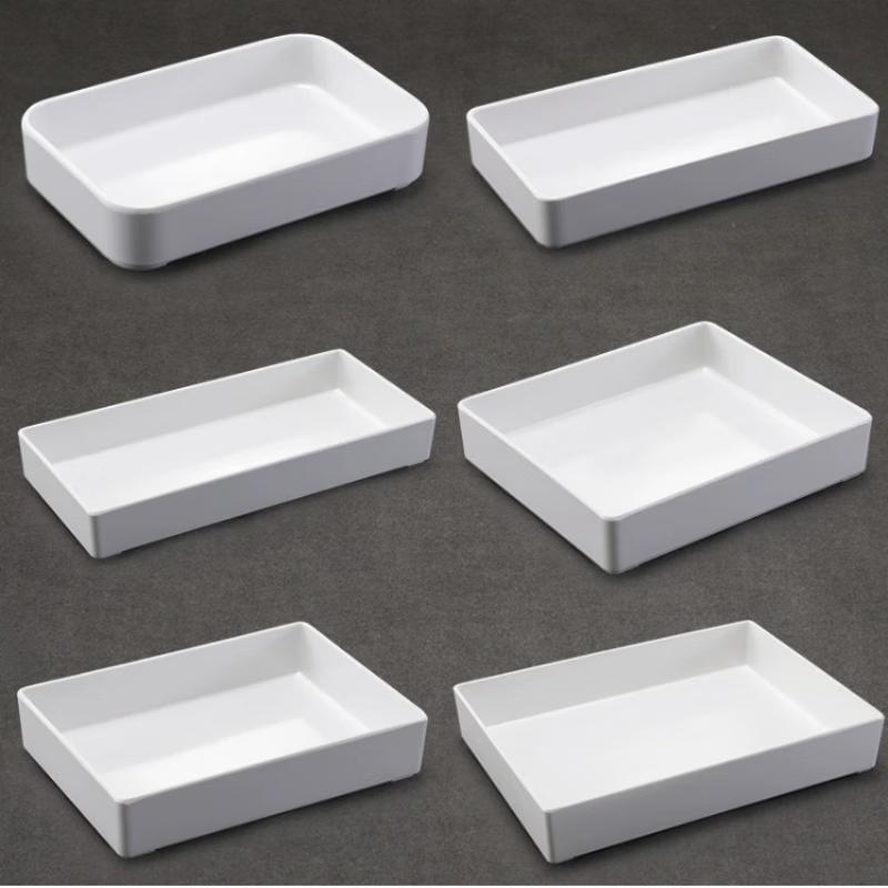 Melamine Irregular Serving Tray for Cooked Foods