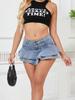 Women Denim Skirt  High Waist Mini Skirts Ruffles Y2k Clothes Summer
