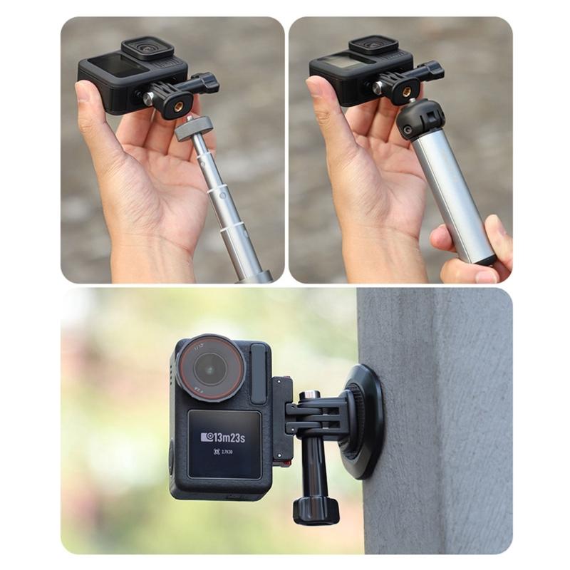 Portable Camera Adapter 1/4inch Tripod Adapter Converter with Thumb Screw Mount for Action 5/4/3 Camera Stand Holder