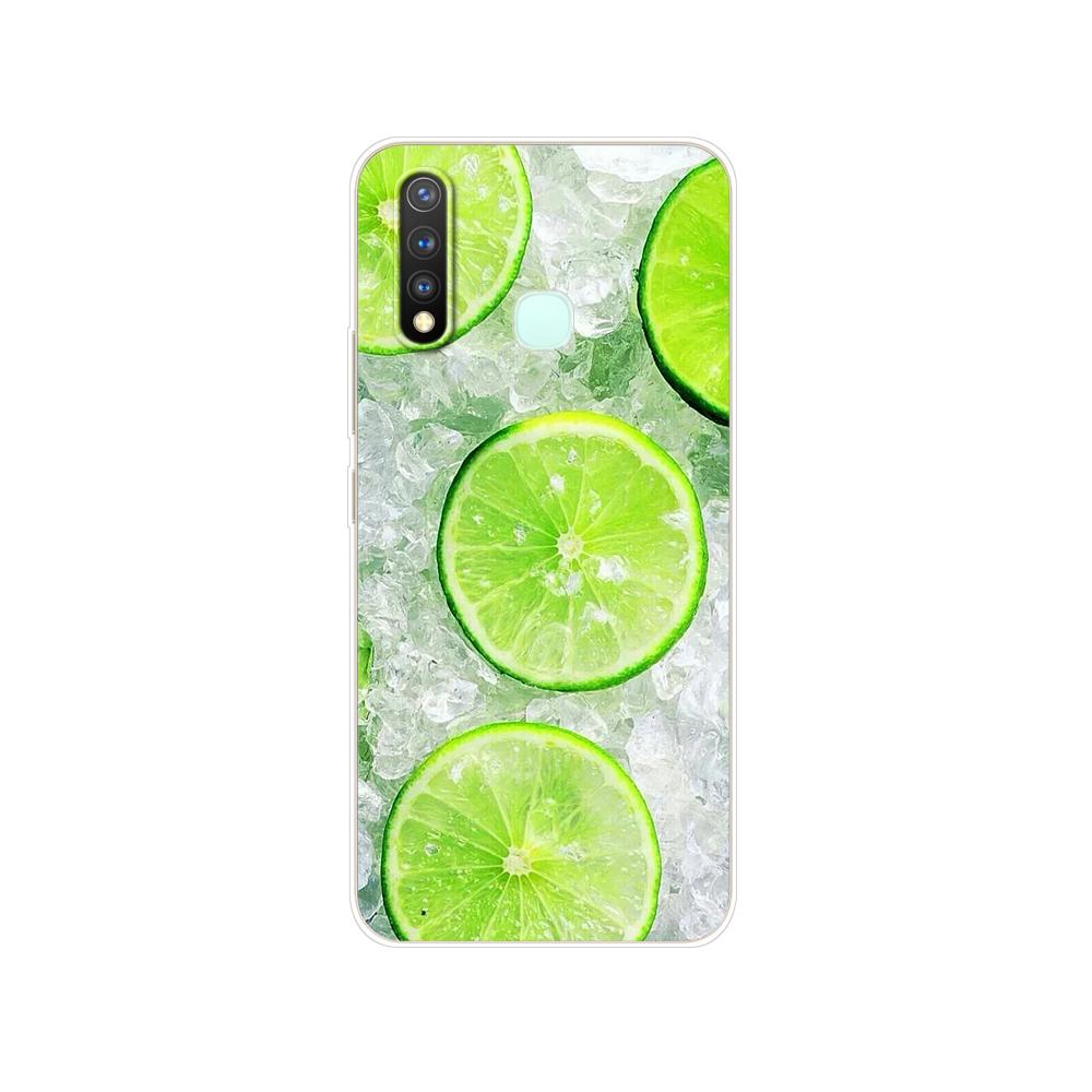 Dla Vivo Y19 Case 6.53 ''miękki TPU silikonowy pokrowiec dla Vivo Y19 Y 19 VivoY19 Case tylna obudowa telefonu zderzak ochronny Shell Bag Coque