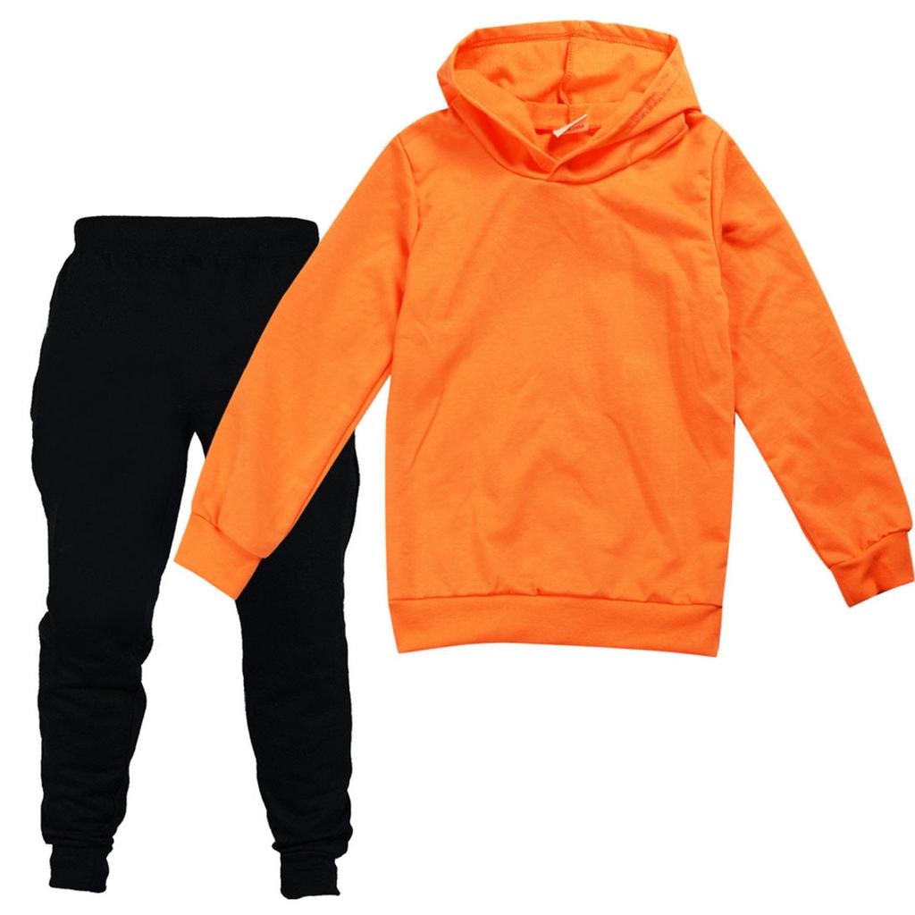 Kids' Hooded Sweatshirt & Pants Set - Spring/Autumn Collection A4007