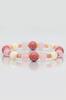 Liisha Power Stone Bracelet for Love and Inspired by Onmyodo Master Keiya Features Natural Rose Pink and Amulet for Good Made in Marriage, Takahashi.