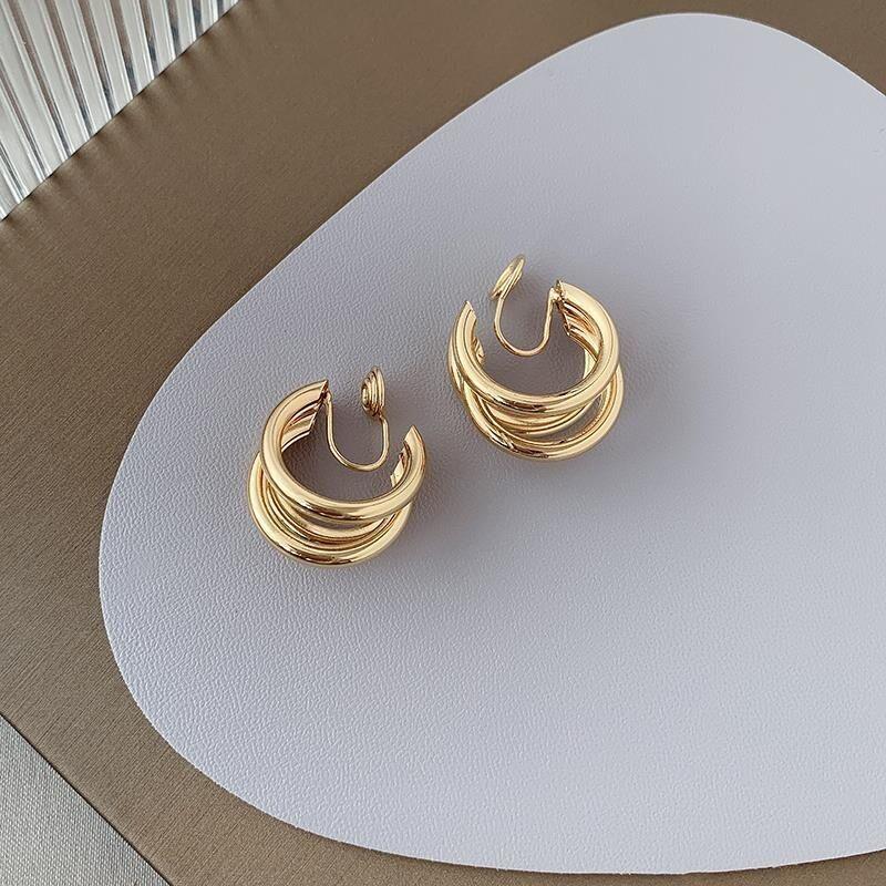 Satın alın Women's Luxury Clip on Earrings Mosquito Coil Without