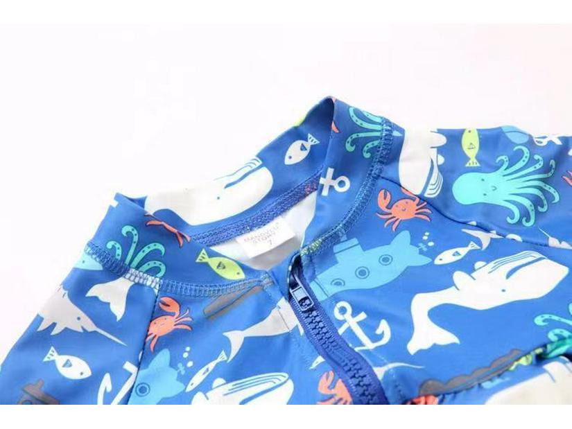 New Kids' Cartoon Buoyancy Surf Swimsuit - Boys/Girls One-Piece Swimwear