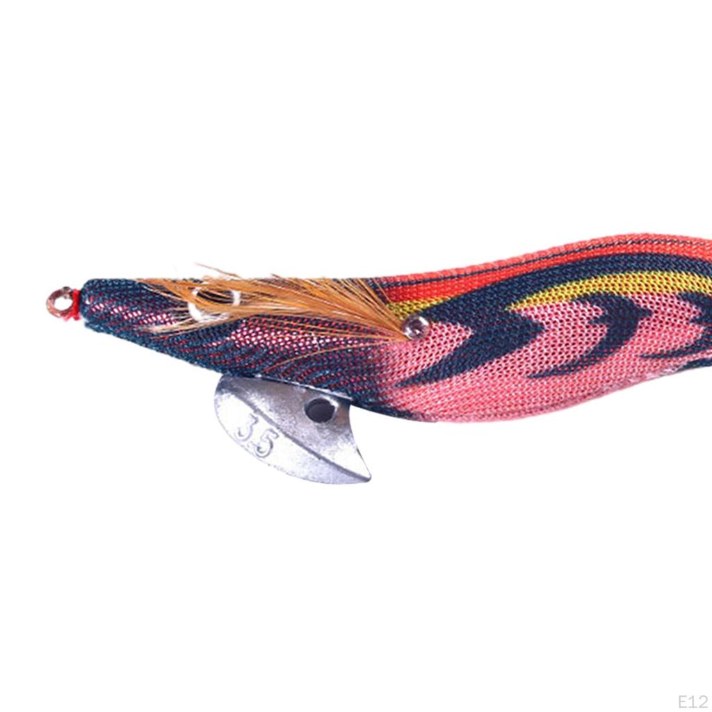 Luminous Squid Jig Hooks Lifelike Lures Fishing Baits